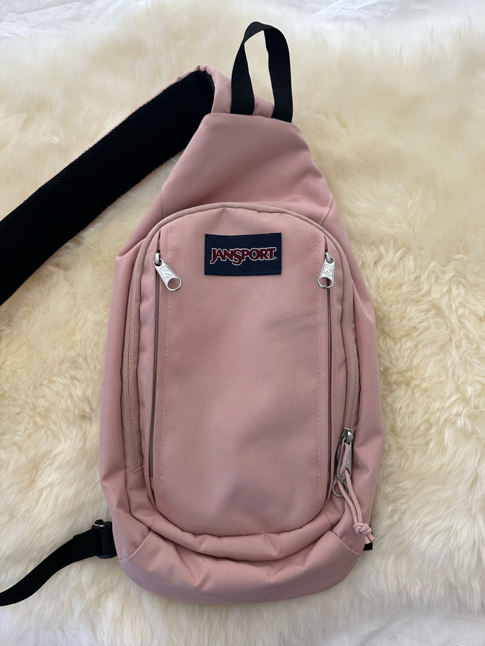 JanSport Move Sling Crossbody Bag in Misty Rose